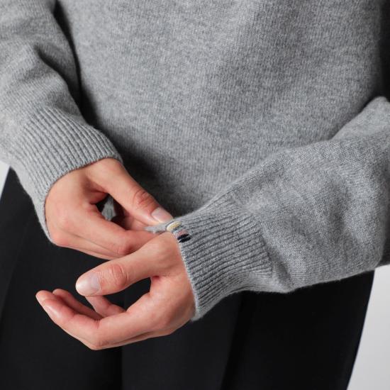 26FW 익스트림캐시미어 집업 니트 235 209 01WS Grey - EXTREME CASHMERE