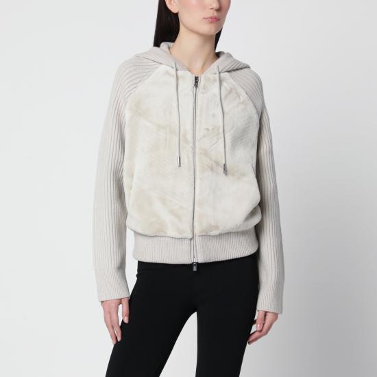 26FW 무스너클 긴팔 티셔츠 M36LK692WO White