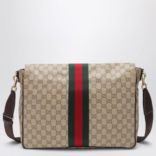 26FW 구찌 WEB GG 캔버스 크로스백 A006JEFAGIJ Beige - GUCCI