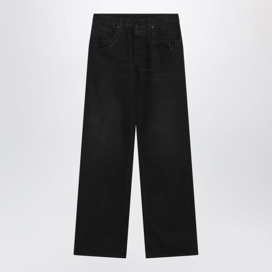 26FW 구찌 홀스빗 플레어 코튼 데님 팬츠 860844XDDHM Brown