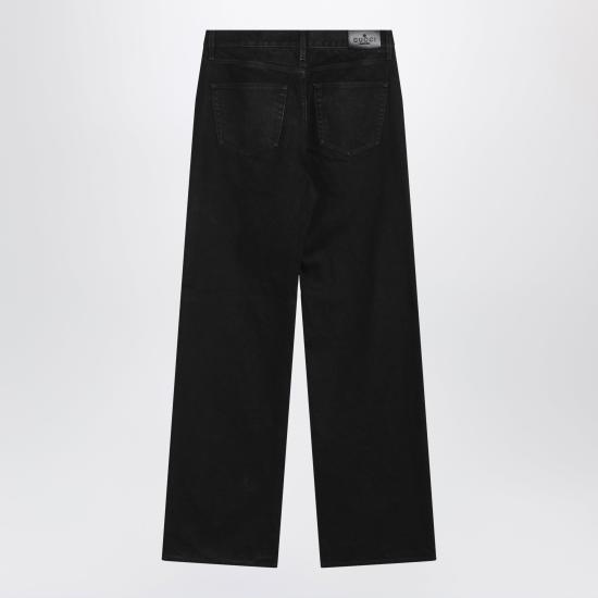 26FW 구찌 홀스빗 플레어 코튼 데님 팬츠 860844XDDHM Brown - GUCCI
