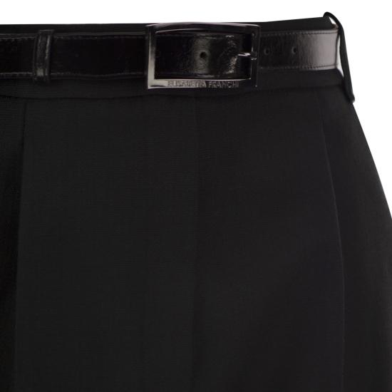 26FW 엘리자베타프랜치 숏팬츠 SH00767E2 BLACK - ELISABETTA FRANCHI