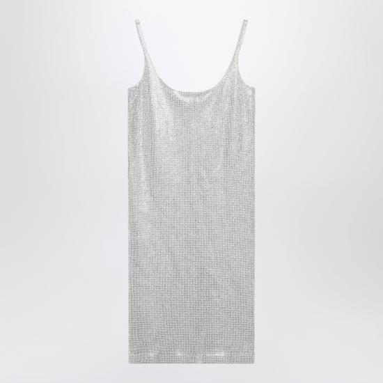 26FW 구찌 스트레치 나일론 저지 드레스 스트레치 나일론 저지 드레스 A006F8XJH7F Grey - GUCCI