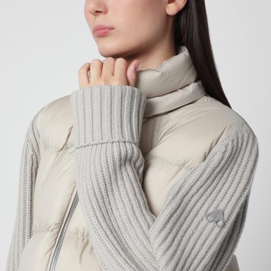 26FW 무스너클 긴팔 티셔츠 M36LK660WNY White - MOOSE KNUCKLES