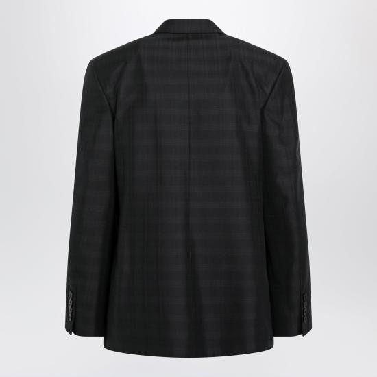 26FW 구찌 프린스 오브 웨일즈 울 재킷 A00030ZAVFK Black - GUCCI