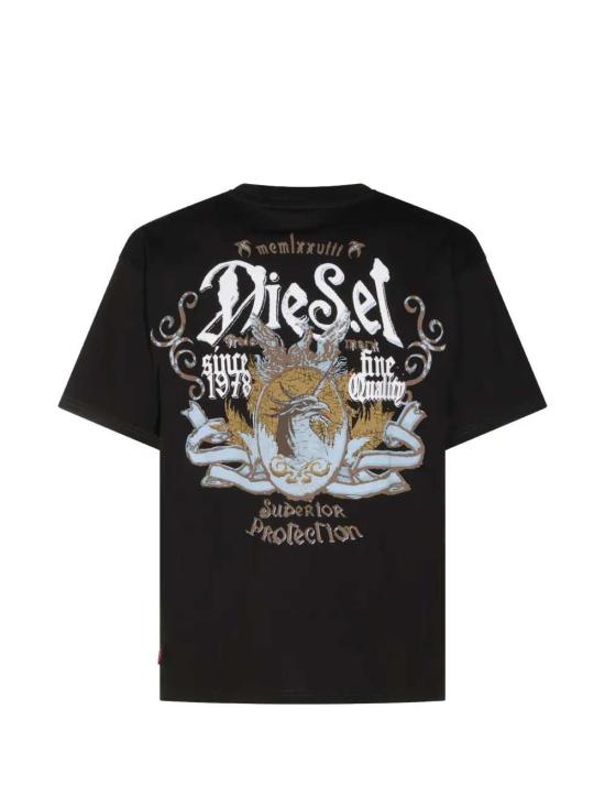 26FW 디젤 반팔 티셔츠 A222440QIAM 9XX - DIESEL