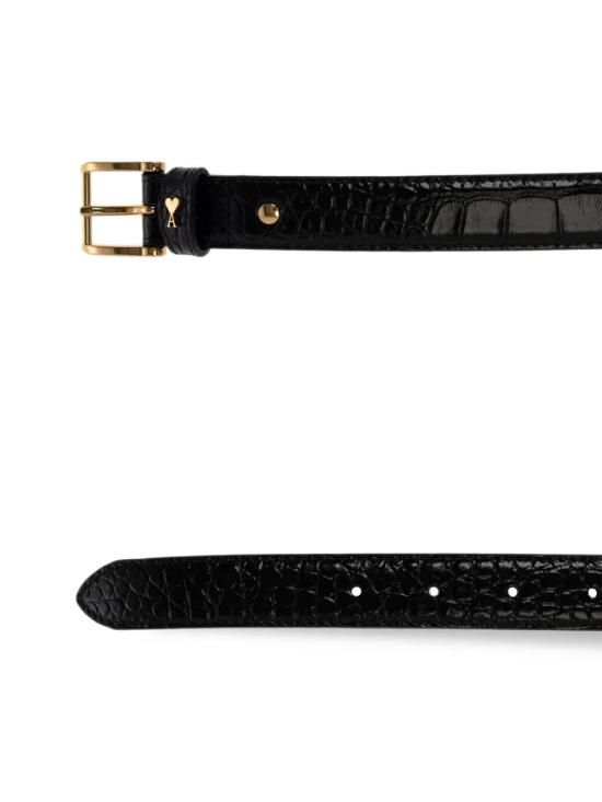 26FW 아미 벨트 UBL029 AL0216001 Black - AMI