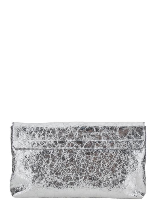 26FW 발렌시아가 르 시티 메탈 램스킨 클러치 8733862AA9R8122 Metallic - BALENCIAGA