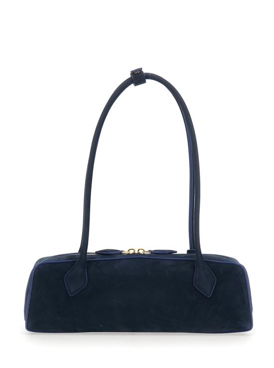 26FW 알라이아 르 테켈 미디움 레더 숄더백 AA1S06033CA214U54 Blu - ALAIA