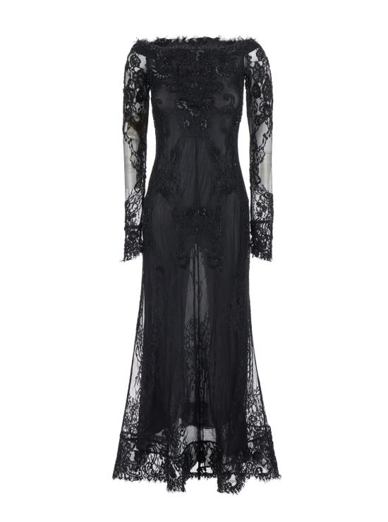 26FW 블루마린 롱 원피스 RF6063J161622222 Black