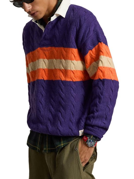 26FW 폴로 랄프로렌 니트웨어 710B23897001 Purple - POLO RALPH LAUREN