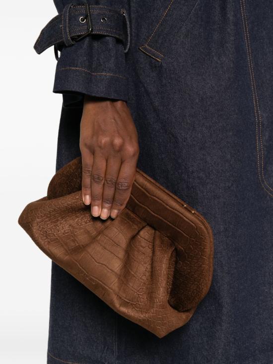 26FW 더모아레 클러치/파우치 262WTMBM0OSCR 1234A BROWN - THEMOIRE