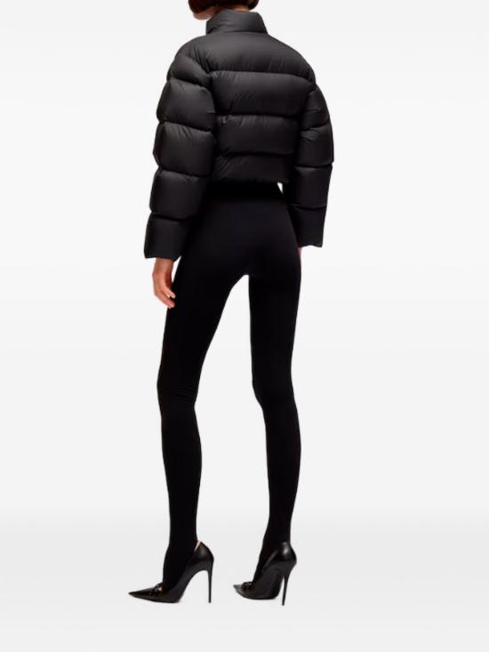 26FW 구찌 하이넥 크롭 패딩 재킷 A00917 ZAVMJ1000 BLACK - GUCCI