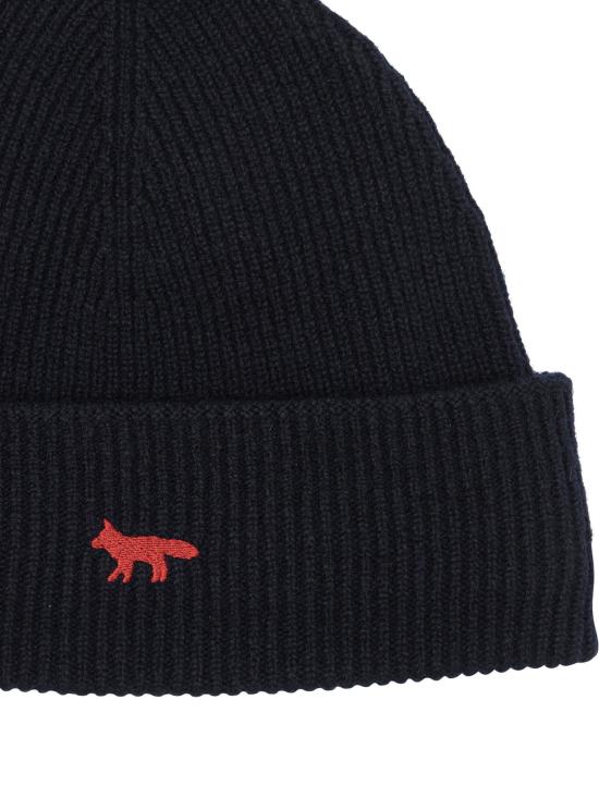 26FW 메종키츠네 비니 MRUWH00KT12350413 Blue - MAISON KITSUNE