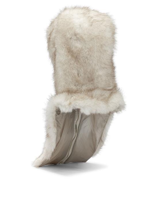 26FW 에르노 퍼 후드 머플러 워머 SCP00041D129081100 Beige - HERNO