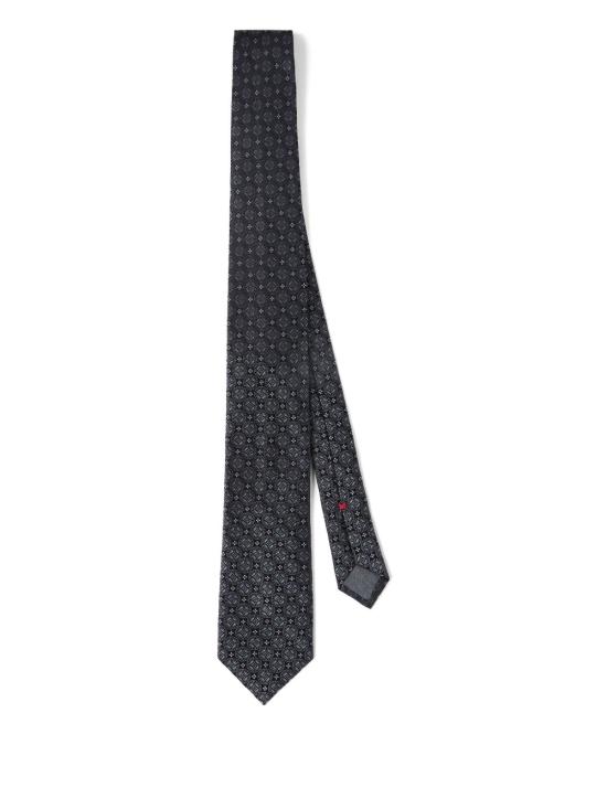26SS 브루넬로 쿠치넬리 넥타이 MR8360018 C003 DARK GREY