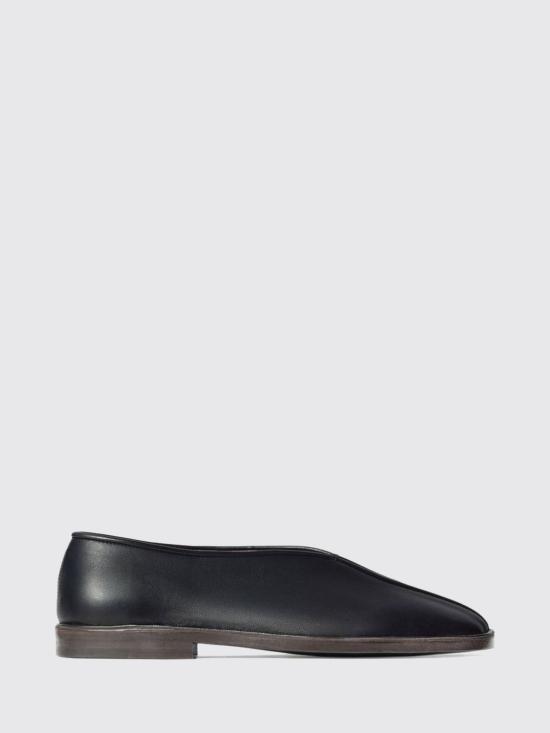 26FW 르메르 플랫 파이프드 슬리퍼 FO0291LL00 23096 Black