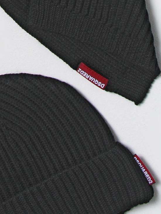 26FW 디스퀘어드2 비니 KNM006501W06757 2124 Black - DSQUARED2
