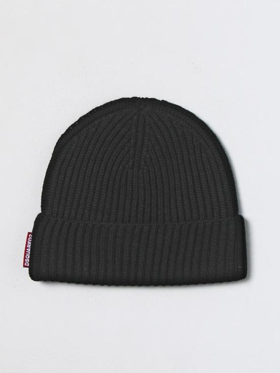 26FW 디스퀘어드2 비니 KNM006501W06757 2124 Black - DSQUARED2