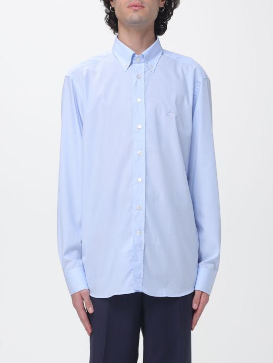 26FW 에트로 셔츠 MRIB0004AV11R B00298 Gnawed Blue