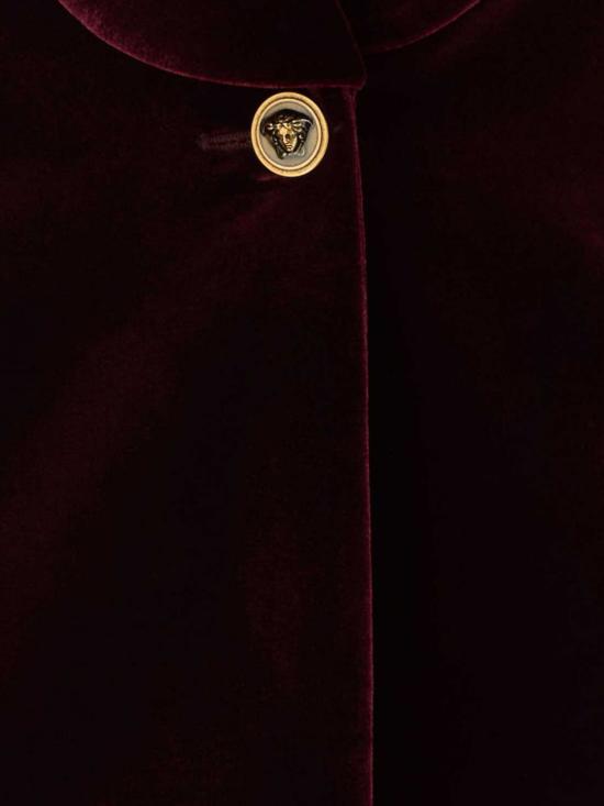 26FW 베르사체 자켓 10265651A19180 1R580 Burgundy - VERSACE