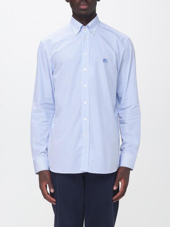 26FW 에트로 셔츠 MRIB0004AC11J S8460 Gnawed Blue