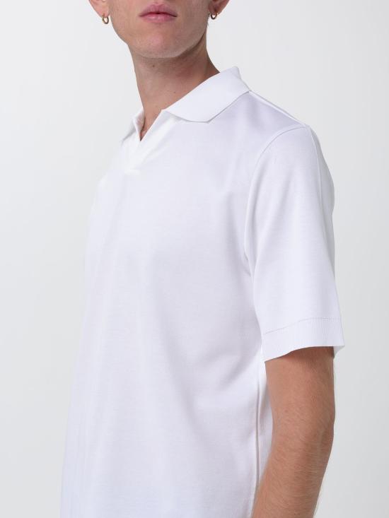 26FW 에르노 폴로 티셔츠 JV000004U52059 1000 White - HERNO