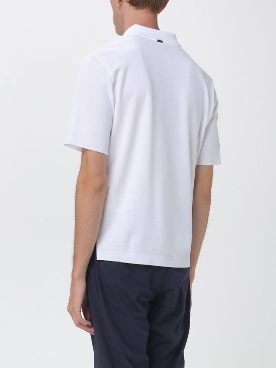 26FW 에르노 폴로 티셔츠 JV000004U52059 1000 White - HERNO