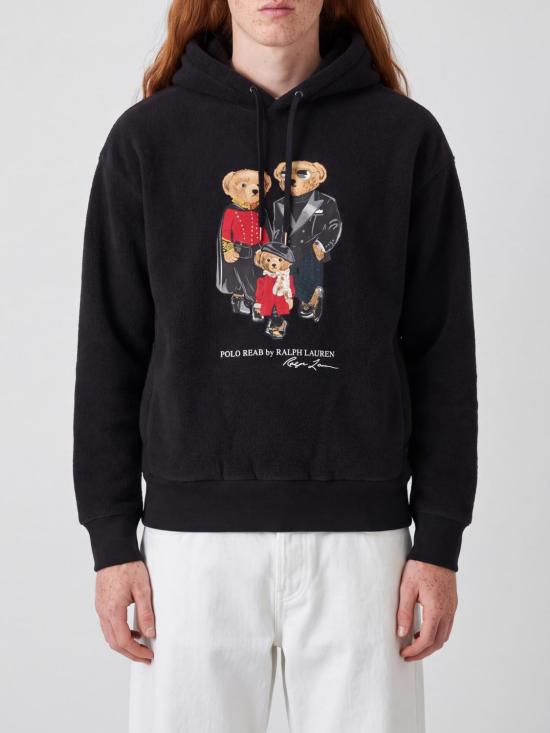 26FW 폴로 랄프로렌 후드 티셔츠 710B28739 001 Black