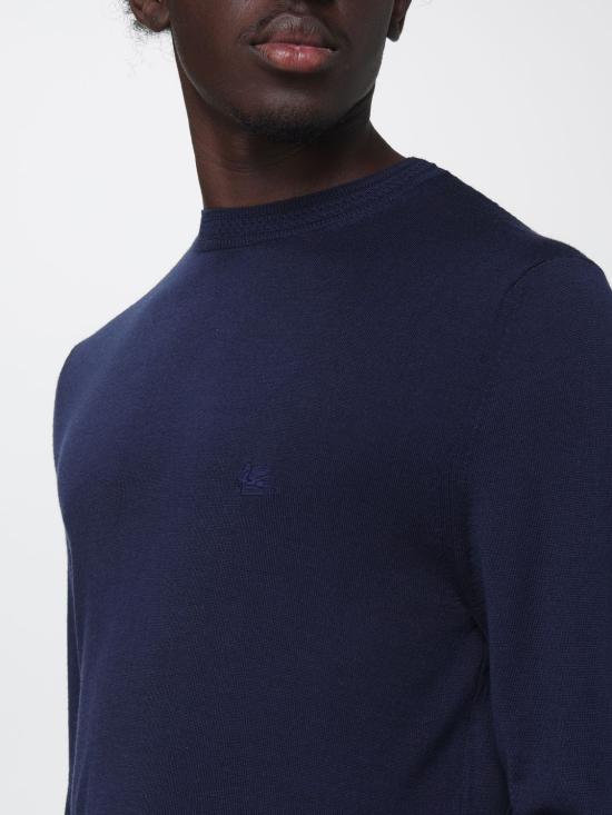 26FW 에트로 스웨터 MRKF0096AU12Q B0324 Navy - ETRO