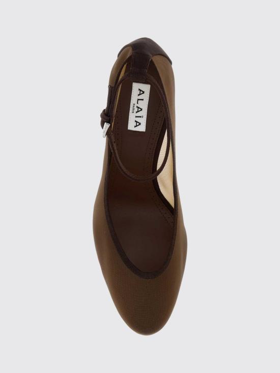 26FW 알라이아 힐/펌프스 AA3E1031A063 237 Amber - ALAIA