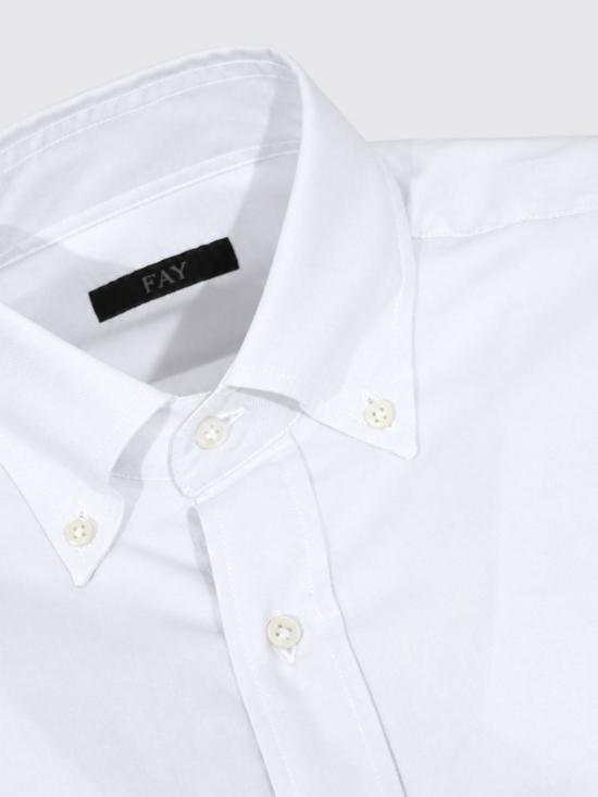 26FW 페이 셔츠 NCMA1532580PJV B001 White - FAY