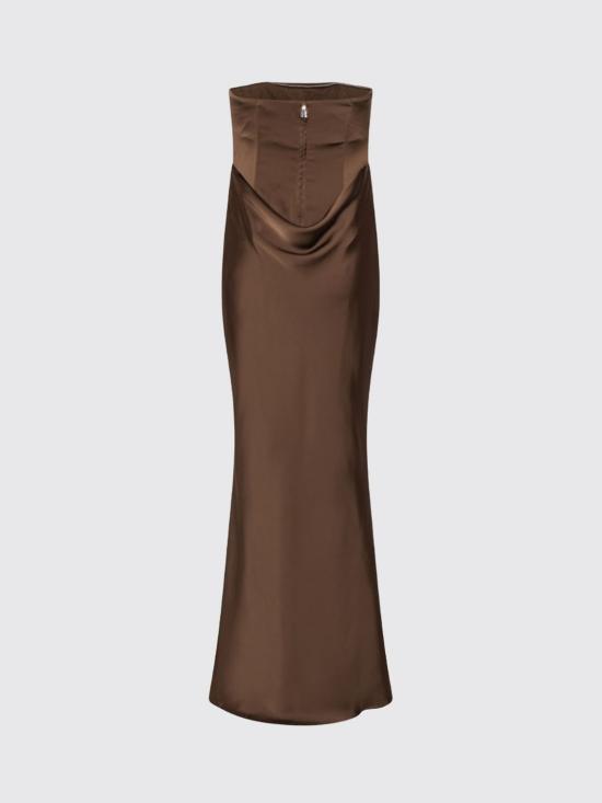 26FW 로테이트 롱 원피스 1163362910 2910 Brown - ROTATE