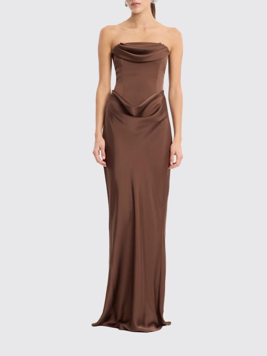 26FW 로테이트 롱 원피스 1163362910 2910 Brown
