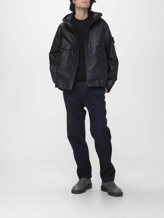 26FW 스톤 아일랜드 스트레치 플리스 스웨트셔츠 6100013S0F15 V0029 Black - STONE ISLAND