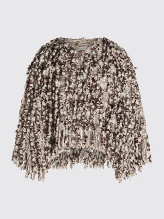 26FW 브루넬로 쿠치넬리 스웨터 MNDR17106 CUG24 Pearl - BRUNELLO CUCINELLI