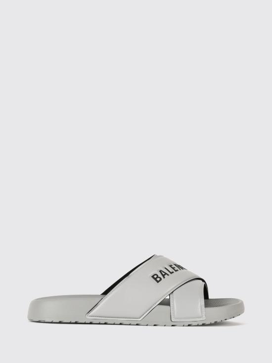 26FW 발렌시아가 스포티 풀 슬라이드 샌들 스포티 풀 슬라이드 샌들 866163W0FPD 1113 Grey