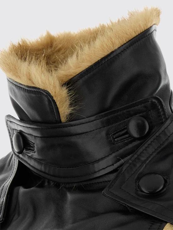 26FW 이자벨마랑 발리나 오버사이즈 램스킨 가죽 보머 자켓 MA0642FAD4B01I 01BK Black - ISABEL MARANT