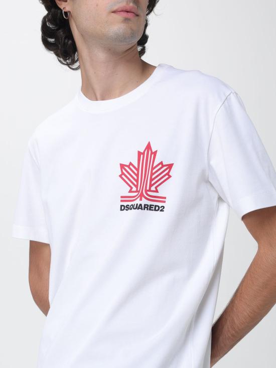 26FW 디스퀘어드2 반팔 티셔츠 S71GD1693D20106 100 White - DSQUARED2