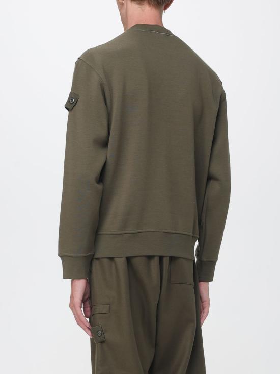26FW 스톤 아일랜드 스트레치 플리스 스웨트셔츠 6100013S0F15 V0054 Military - STONE ISLAND