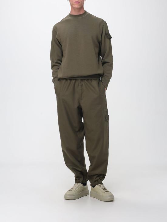 26FW 스톤 아일랜드 스트레치 플리스 스웨트셔츠 6100013S0F15 V0054 Military - STONE ISLAND