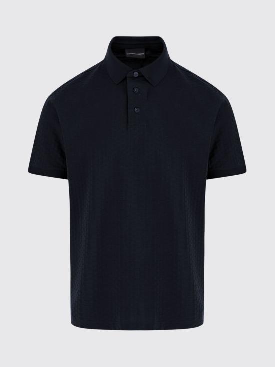 26FW 엠포리오 아르마니 폴로 티셔츠 EM001295AF10762 FB405 Navy - EMPORIO ARMANI