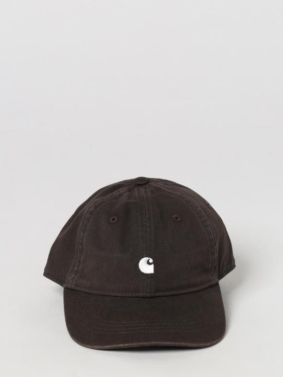 26FW 칼하트 WIP 메디슨 로고 볼캡 I036730 3XNXX Brown - CARHARTT WIP