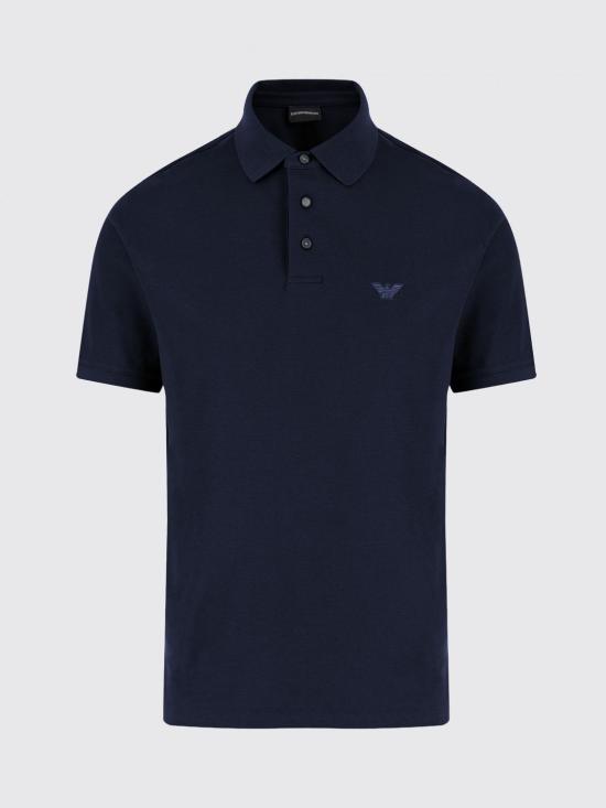 26FW 엠포리오 아르마니 폴로 티셔츠 EM005358AF10497 UB118 Navy - EMPORIO ARMANI