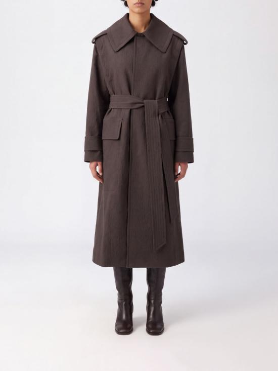 26FW 빅토리아 베컴 코트 1426WCT005793A 9889 Graphite