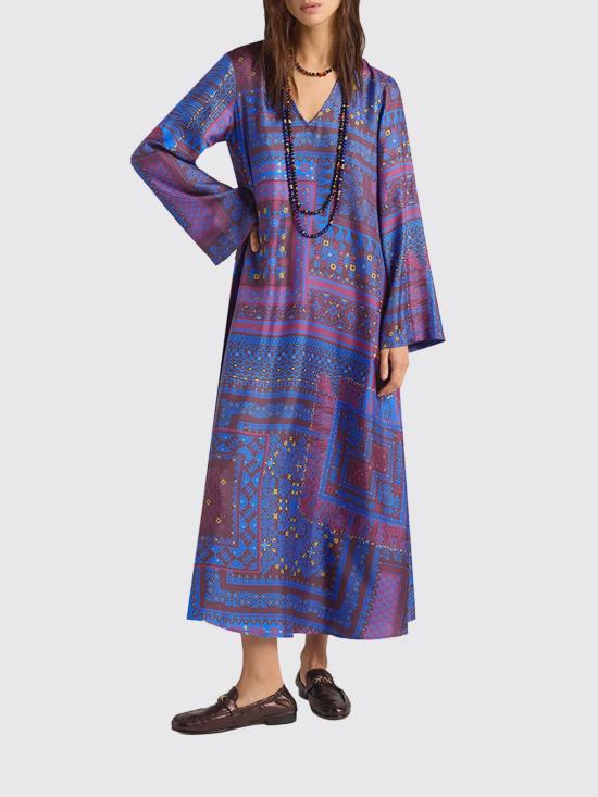 26FW 모모니 롱 원피스 266MMODR04826601MO 3449 Multicolor