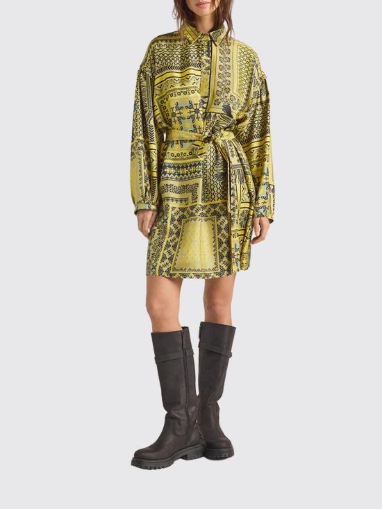26FW 모모니 롱 원피스 266MMODR06126601MO 7774 Multicolor