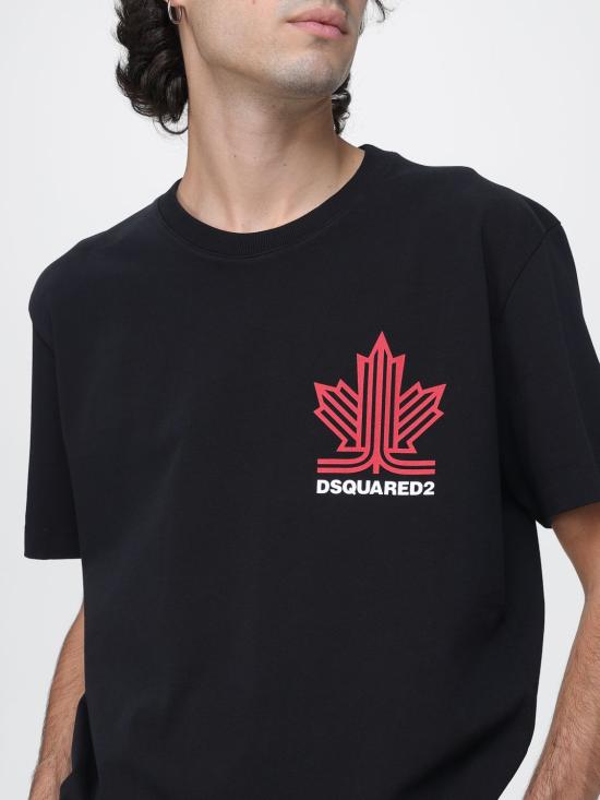26FW 디스퀘어드2 반팔 티셔츠 S71GD1693D20106 900 Black - DSQUARED2