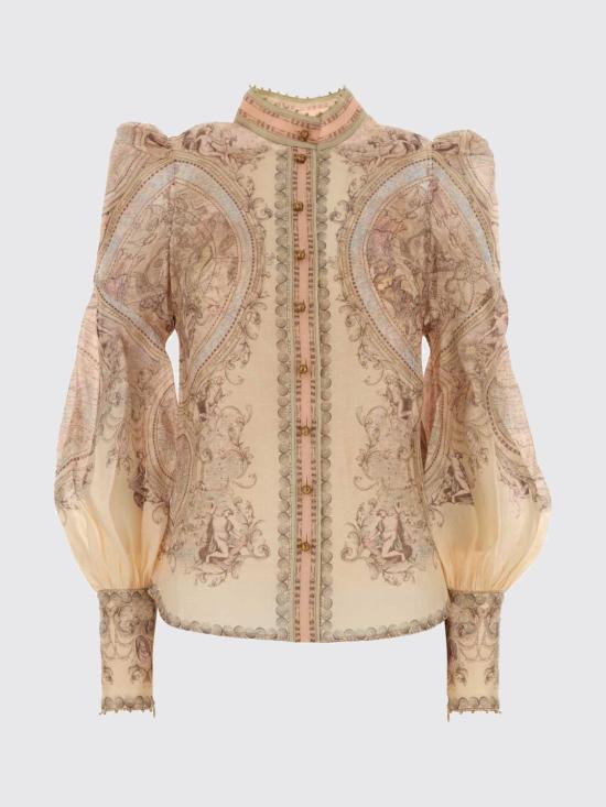 26FW 짐머만 셔츠 2410TF262 CRCEL Cream - ZIMMERMANN