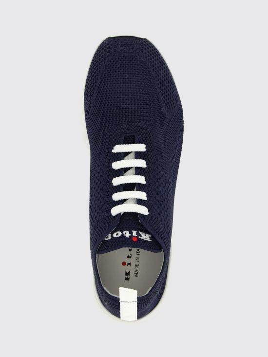 26FW 키톤 니트 핏 러닝 슈즈 USSFITSN008090 20 Blue - KITON